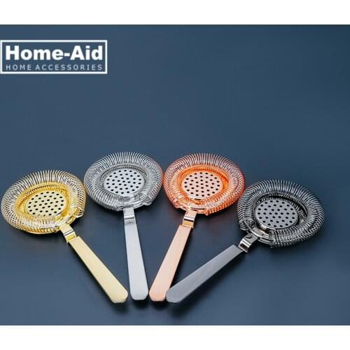 Cocktail Strainer Hoffman Bar Strainer Deluxe Strainer For cocktail drink Bar tool Cocktail Shaker Bar Ice Strainer
