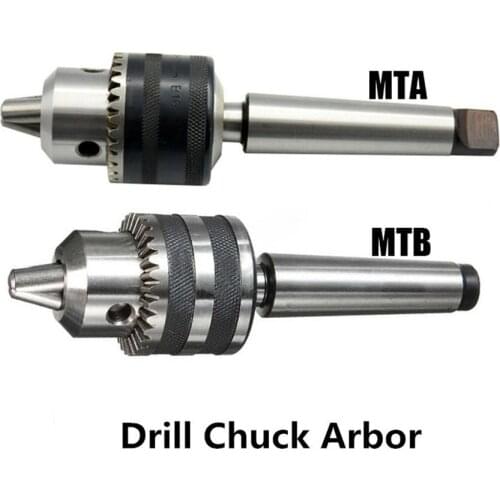 1pc 5/8" Precision MT1 MT2 Shank Drill Chuck 0.5-13mm 3-16mm Heavy Duty Taper Arbor Milling Tool