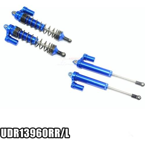 TRAXXAS 1/7 UDR aluminum alloy L-shaped rear shock absorber kit with negative pressure cylinder midpoint distance 139 and 160