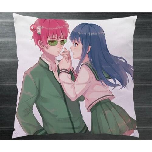 The Disastrous Life of Saiki K. Kokomi Teruhas Saiki Kusuo Two Side Anime Pillowcase Pillow Cushion Case Cover Manga Cosplay P1