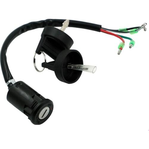 Universal Motorcycle ATV Ignition Switch Key For Kawasaki Suzuki Yamaha Honda M otorcycleIgnition Key Switch Assembly with 2keys