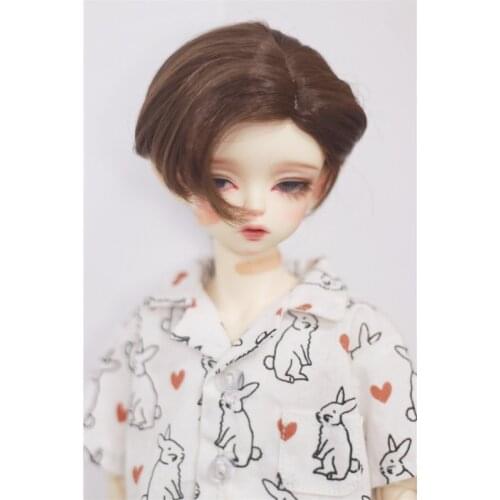 BJD doll hair simulation for 1/31/41/6 of tertiary side parting love beans rose short hair easy to be versatile with multiple