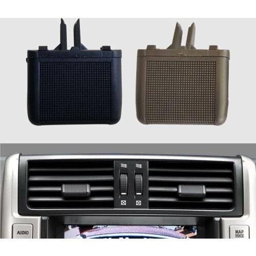 QDAEROHIVE Car Dash A/C Vent Tab Clips Air Conditioning Leaf Louvre Slice Kit For 2010-2017 Toyota Prado LC150 Car Accessories