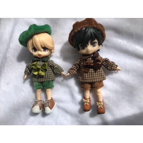 1 set artist style Suit clothes for Obitsu11 OB11 1/12 doll available for cu-poche OB11 doll accessories doll clothes
