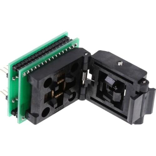 2021 New TQFP32 QFP32 TO DIP32 IC Programmer Adapter Chip Test Socket SA663 Burning Seat