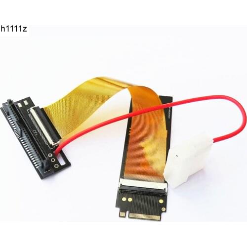 U.2 Interface U.2 to M.2 NVMe NGFF Key M key-M M2 Adapter Riser Card Converter FPC Extender Cable For 2.5" NVMe U.2 SFF-8639 SSD