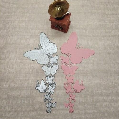 Butterfly Border Frame Metal Cutting Dies Stencil For DIY Scrapbooking Embossing Photo Album Decoration Card Craft Die Cut