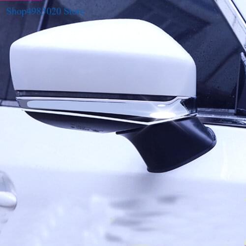For Mazda CX-5 CX5 CX-8 CX8 2017 2018 2019 Carbon Fiber Side Door Rearview Mirror Cover Trims Strip Car Accessories