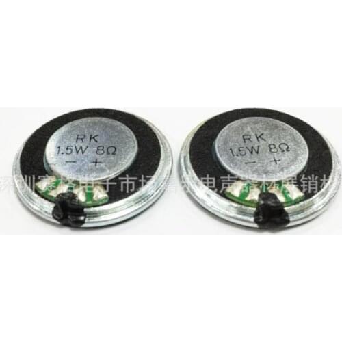 Manufacturers Spot Supply of High Quality Speakers for Horn 30mm Iron Shell Magnetis8ohm 1.5W Electronic Dog Horn