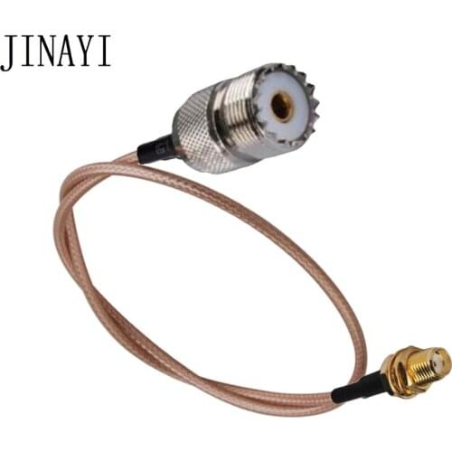 SMA Female Nut To UHF SO239 Female RG316 RF Pigtail Jumper Cable 1m 3m 5m