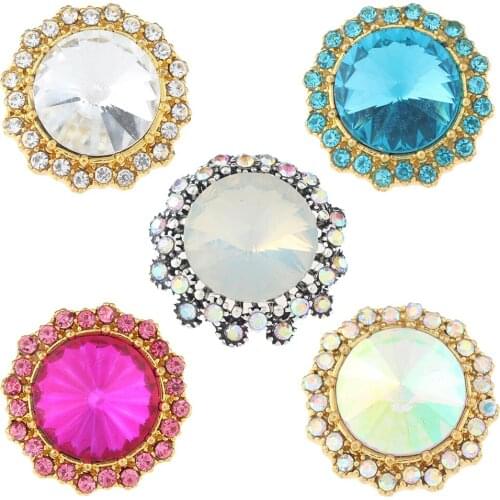 JaynaLee 18-20mm Metal Ginger Snap Button Fit Ginger Snaps Bracelets Jewelry for women men gifts GJS5420