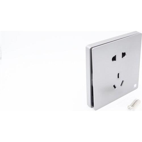 Songzhi switch socket panel second and third level five-hole power socket concealed type 86 safety 10A socket panel