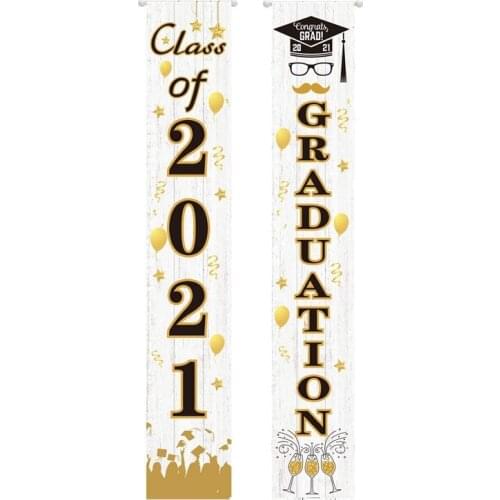 Hot XD-Graduation Decorations - Class of 2021 & Congrats Graduation Porch Sign Banners Graduation Party Supplies