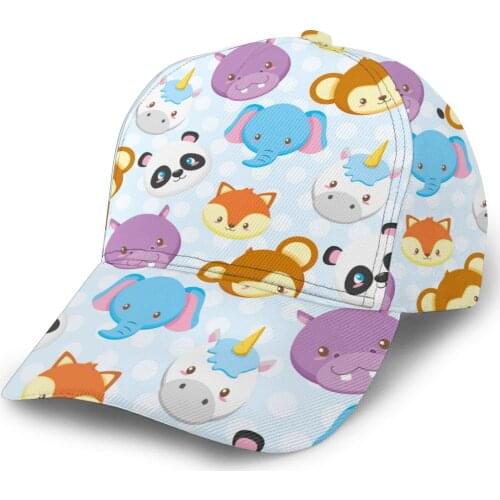 Animal Faces Collection Baseball Cap Fashion Men Hat Cap Summer Dad Hat Male Sports Hat