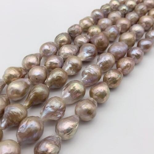 Natural Rare AAA 13X18MM Nuclear Baroque Loose Beads 16"