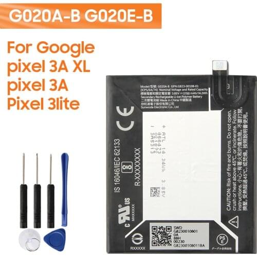 Original Replacement Phone Battery G020A-B For Google pixel 3A XL 3700mAh G020E-B For Google Pixel 3A Pixel 3 Lite 3000mAh