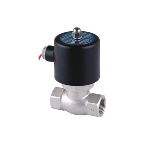 Steam Stainless Steel Solenoid Valve PTFE Valve US-25 2 Way Solenoid Steam Valve 1'' N.C DC12V DC24V AC110V or AC220V