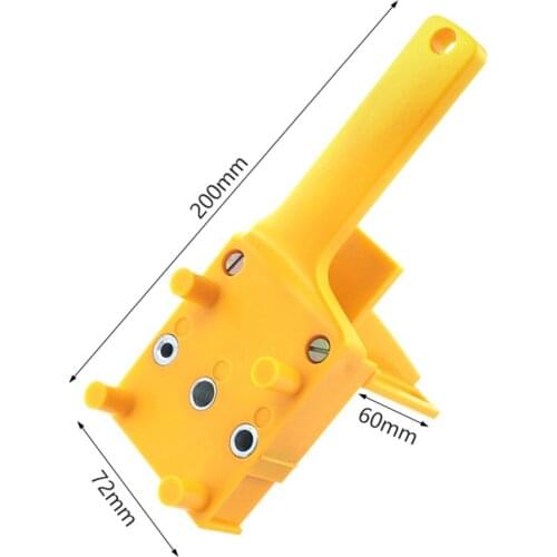 Straight Hole Punch Quick Wood Doweling Puncher 6-10mm ABS Plastic Handheld Wood Punch Positioner Dowel Joints Jig
