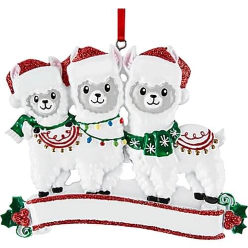 Christmas Pendant Christmas Tree Hanging Ornament 2020 Christmas Holiday Decorations DIY Personalized Family Gift