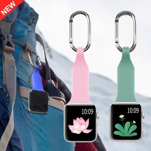 Silicone Strap For Apple Watch Band 44mm 40mm 38mm 42mm Rubber Belt Smartwatch Sport Bracelet For iWatch Serie 3 4 5 6 SE Strap