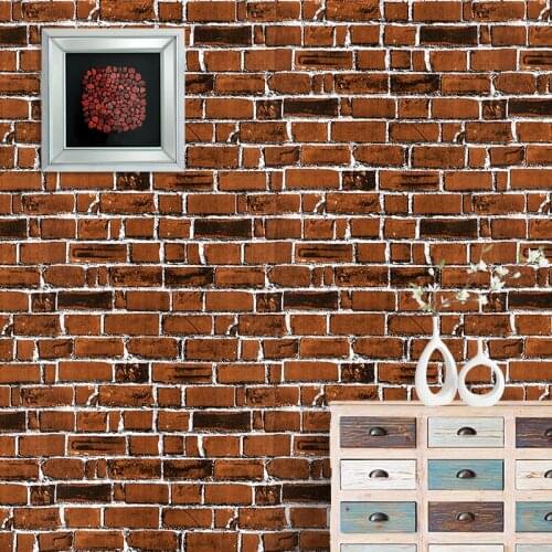 Modern 10M self-adhesive wallpaper living room bedroom dining room dormitory apartment waterproof pvc vinyl retro wall tile