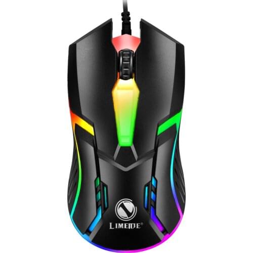 S1 E-Sports Luminous Wired Mouse USB Wired Desktop Laptop Mute Computer Game Mouse