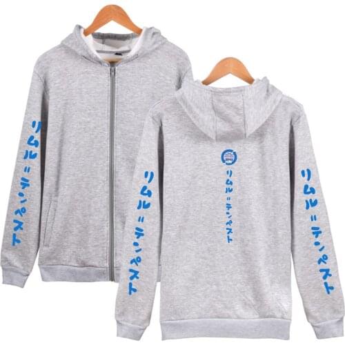 That Time I Got Reincarnated as a Slime Zipper Hoodies Women Men Fashion Long Sleeve Hooded Sweatshirt Casual Streetwear Clothes