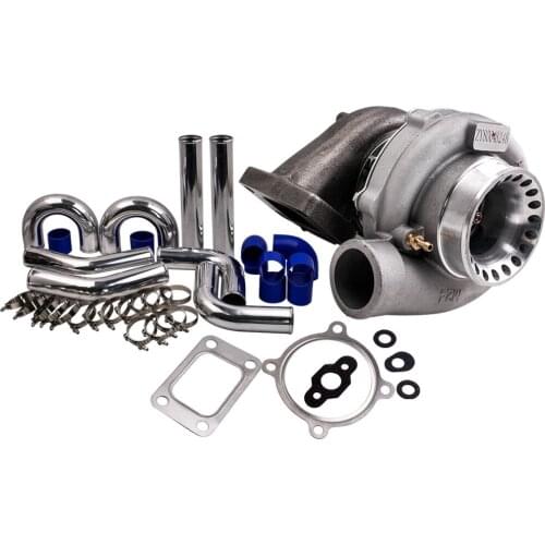 Turbocharger Anti Surge GT3582 GT35 T3 Flange AR 0.63 Turbo For Ford Falcon BA/BF XR6 FPV F6 T3 + 3" 76mm Intercooler Pipe