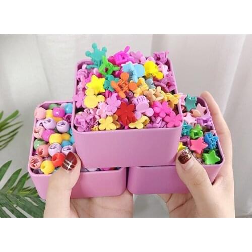 Girls Cute Colorful Floret Cartoon Small Hair Claws Hairpin Beanie Clip with Box Free Sweet Crown Animals Kid Hair Accessories