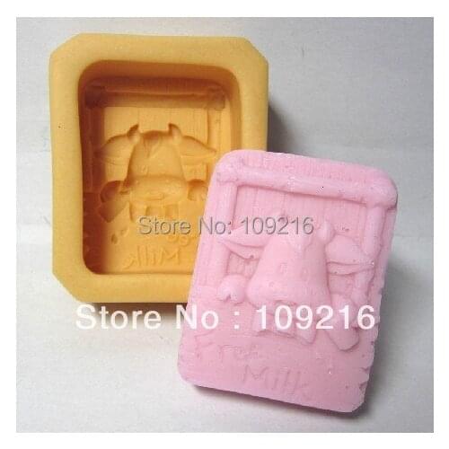1pcs Free Milk (R0546) Silicone Handmade Soap Mold DIY Mold