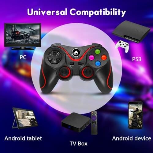4 in 1 Gamepad Joystick For Bluetooth Game Controller Android Phone TV Box Wireless Remote Control