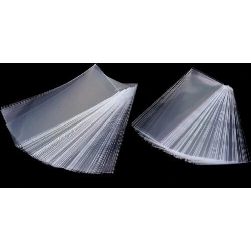 400PCS Currency Paper Money Bill Sleeves Safe Collection Clear Plastic Bags Cases OPP Banknote Protector Bag