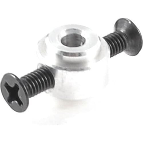 MYLB-3.17mm Hole Dia RC Propeller Prop Saver Adapter w Black Rubber O Ring 20mm x 3mm