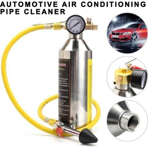 Car Vehicle Air Conditioning Pipe Cleaning Bottle Flush Canister Maintenance Clean Tool M8617