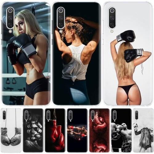 Fight Boxing aesthetic Girl Phone Case for Xiaomi Redmi Note 10 9S 9 8T 9 8 7 7A 8A 9A 9C 6A 6 S2 K20 S30 Pro Fashion Cover Capa
