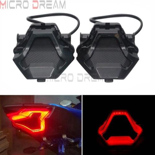 Black/Smoke Rear Tail Light Brake Turn Signals Integrated LED Light For Yamaha YZF R3 R25 Y15ZR MT07 FZ07 LC150 MT-07 YZ-F