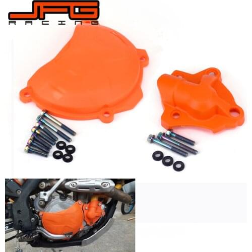 Motorcycle Clutch Guard Water Pump Cover Protector For KTM SXF EXCF XCF XCFW SX-F EXC-F XC-F XCF-W 250 FREERIDE 350 2014 2015
