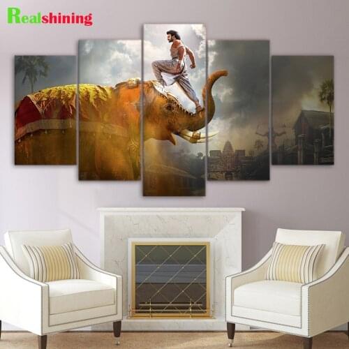 Diamond Painting Full Drills "elephant Thailand art"Embroidery Cross Stitch Rhinestone 5d DIY Mosaic 5 Pieces N1633