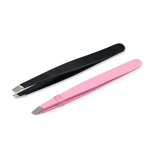 Useful Professional Eyebrow Tweezers Hair Beauty Slanted Stainless Steel Tweezer