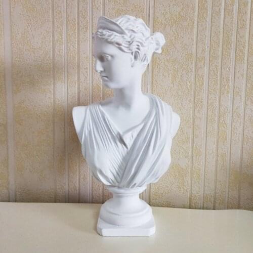 Apollo Bust Sculpture Greek Mythology Artemis Statue Resin Art Craftsman Painting Home Decoration MYP20