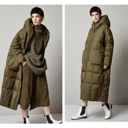 Loose Fitting Design Hooded Down Coat New Fashion Winter Women Coat