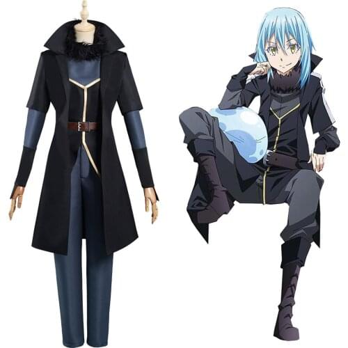 That Time I Got Reincarnated As Slime Rimuru Tempest Cosplay Costume Jumpsuit Coat Pants Outfits Halloween Carnival Suit