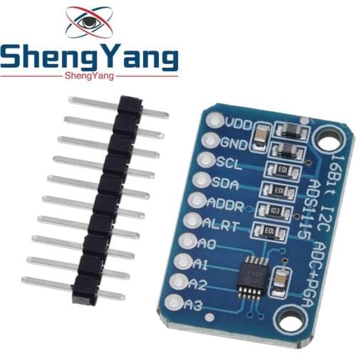 1pcs ShengYang 16 Bit I2C ADS1115 Module ADC 4 channel with Pro Gain Amplifier for Arduino RPi