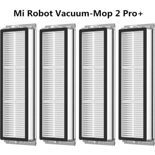 4PCS Sweeping Washable Accessories Hepa filter For Xiaomi Mi Robot Vacuum-Mop 2 Pro+ STYTJ02ZHM Robot Vacuum Cleaner Parts Kits