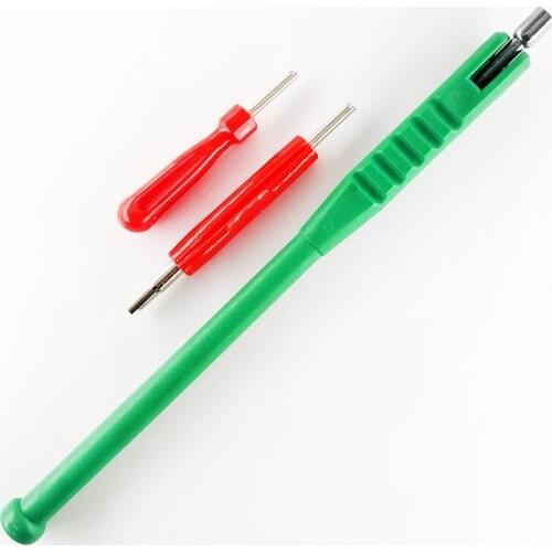 5Set Tyre Repairing Tool Tire Valve Service Kit 1 Way Valve Core Assemble Tool 2 Way Valve Screwdriver 2 Way Valve Mounting Tool