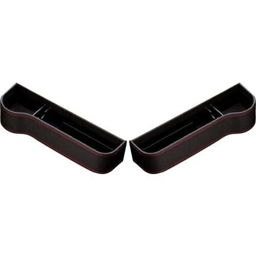 Car Seat Gap Organizer Console Side Pocket Coins Automotive Trays Box for Keys Left/Right Seat Gap Organizer