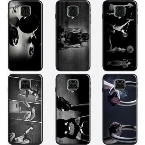 Cool Gym Fitness Cross Workout Phone Case For Xiaomi Redmi Note 10 Pro Note 9 Pro Note 8 Pro K40 8T 9S 9A 9C 9T Cover