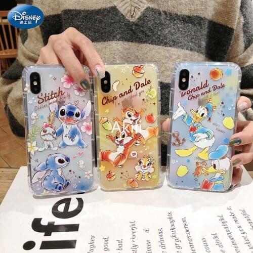 Disney Mickey Minnie Stitch All-inclusive IMD Case for iPhone 11 Pro Max XS Max X SE Full Body Phone Back Cover zz0419-1