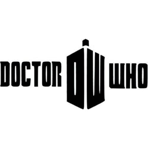 Black/Silver Doctor Who Vinyl Decal Art Vinyl Car Decals Bumper Stickers Modern Decor Waterproof S736