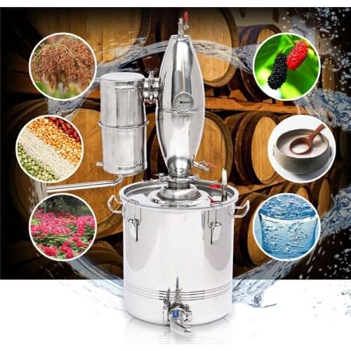 25L 45L Stainless Distiller Home Brew Kit Moonshine Wine Making Boiler Home Wine Brewing Device Alcohol Distiller